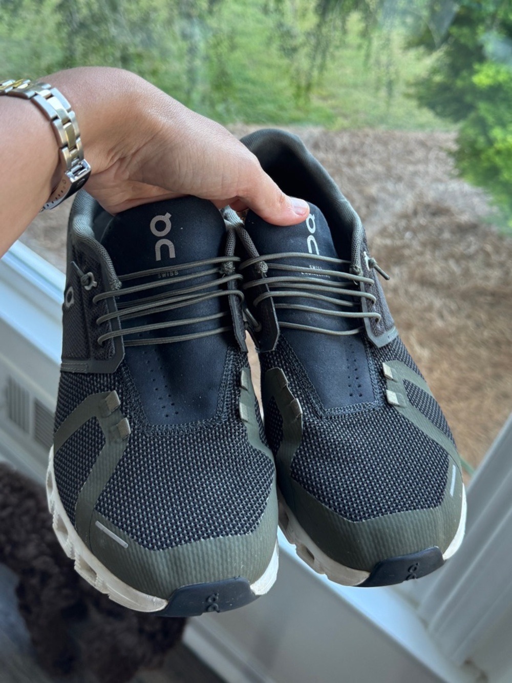 On Running Cloudrunner Men's Running Shoes - olive green 10 - Picture 3 of 7